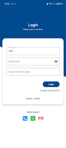 Android application Bookxpert-Business Dashboard screenshort