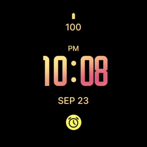 Get Peach Modern Watch Face for Android Aso Report