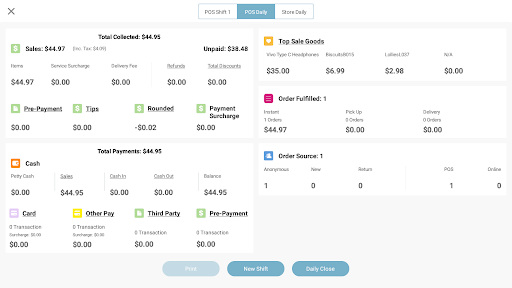 Taptouch Retail POS Screen 3
