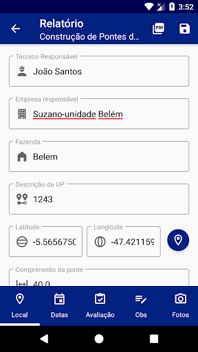 Suzano: Controle de Qualidade Screen 2