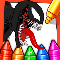 Venom Coloring Game Cartoon