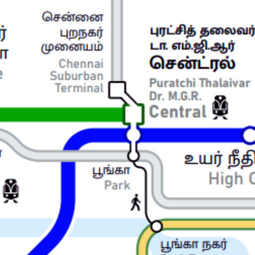 Chennai Metro Map 2024 logo