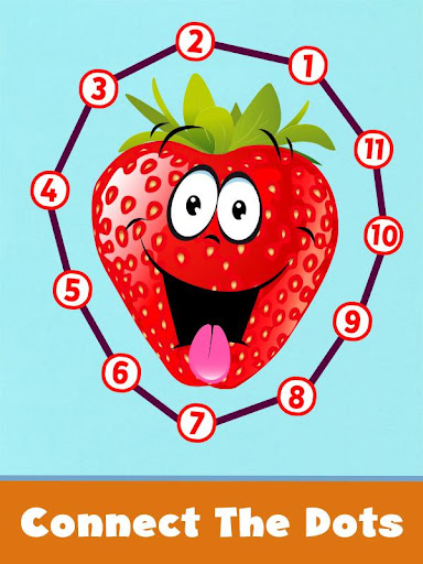 Android application Fruits Connect the Dots screenshort
