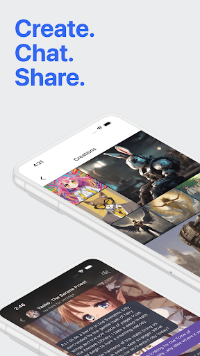 Android application Summon Worlds — AI Chat+Create screenshort