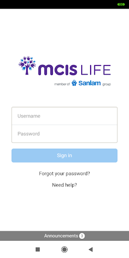 Android application MCIS Life eLearning screenshort