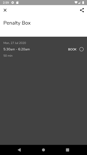 Six Degrees Gym Screenshot