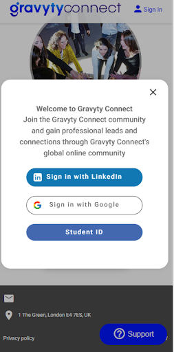 Android application Gravyty Connect screenshort