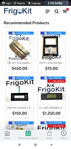 FrigoKit - Spare Parts Screen 2