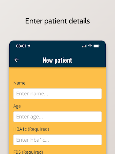 Centurion Insulin App (Drs) Screen 3