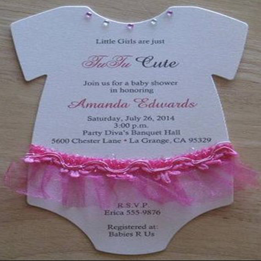 Baby Shower Invitation Card De Screenshot 1 - AppWisp.com