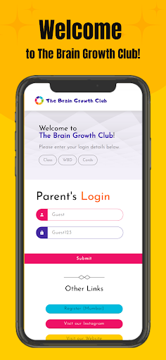Android application The Brain Growth Club screenshort