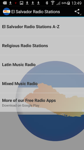 Android application El Salvador Radio Stations screenshort