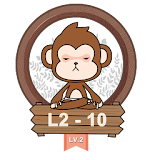 Yoga Monkey Free Fitness L2-10 icon