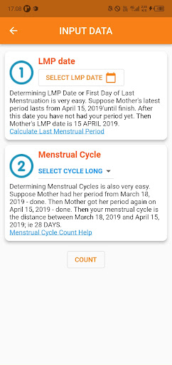 Simple Pregnancy Tracker Screen 2