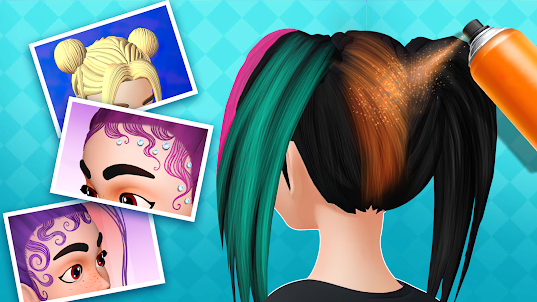 Hair & Style Makeup Salon Game