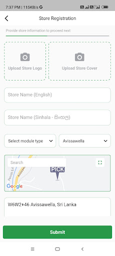 Supportlk - Vendor Screen 3