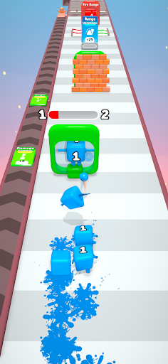 Android application Cube Army Rush! screenshort