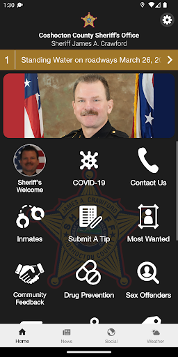 Android application Coshocton County Sheriff screenshort