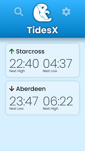 Android application TidesX: UK Tide Times screenshort