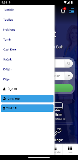 Cepte Hizmet Screen 2
