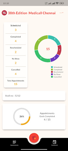 Android application Medicall Expo - Exhibitor screenshort