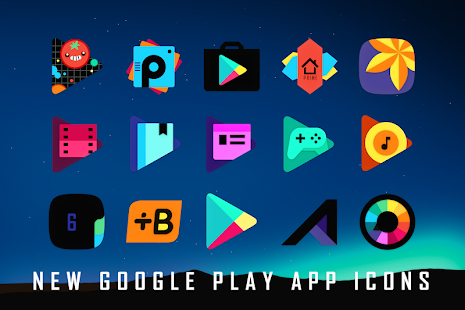 ATOMIC - Dark Retro Icon Pack Captura de pantalla