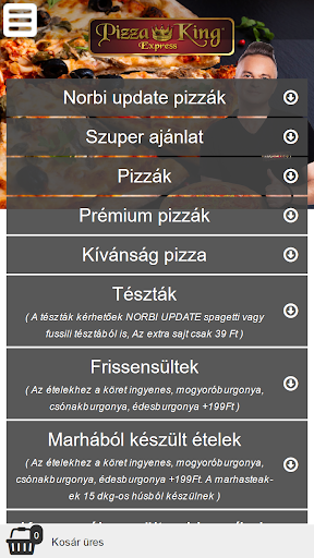 Pizza King Express Screen 2