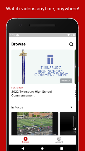 Android application My Community Focus screenshort