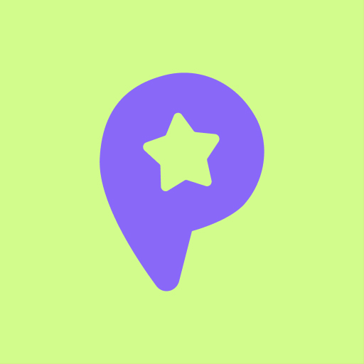Ping: social map logo
