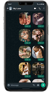 Romantic Kiss WA-Sticker 2.5 screenshots 4