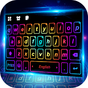 LED Gradient Keyboard Background