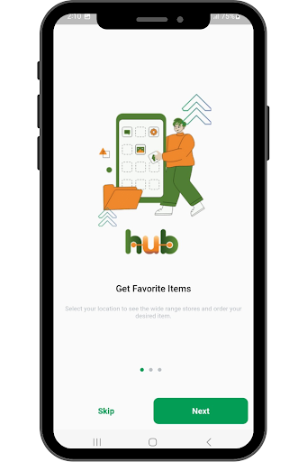 Android application Hub screenshort