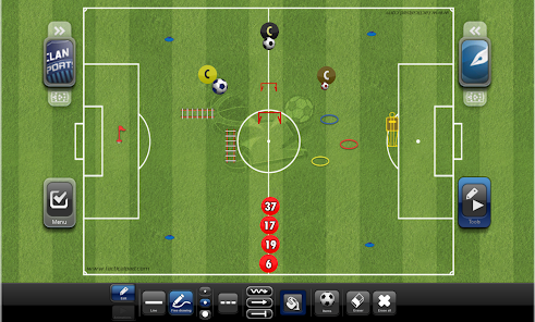 Apps para entrenadores de fútbol: pizarras - Entrenamiento de Fútbol