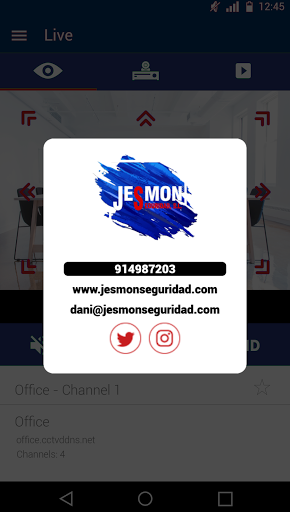 Android application JESMON EasyView screenshort