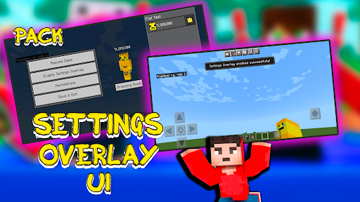 Settings Overlay UI for MCPE