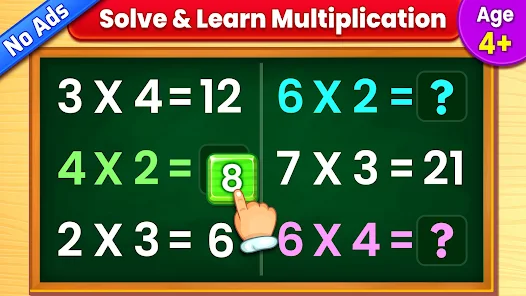 Kids Multiplication Math Games