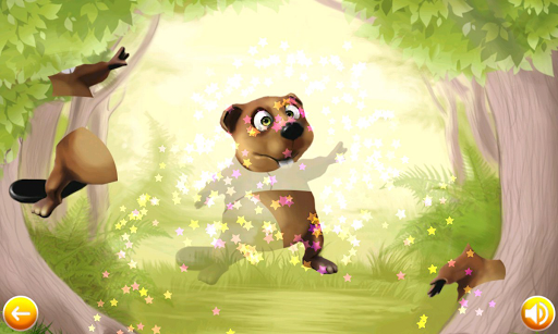 Forest animals - kids puzzle