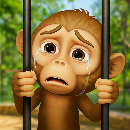 Naughty Monkey Zoo Prank Game