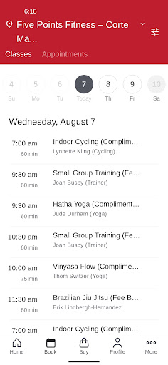Five Points Fitness Screen 2
