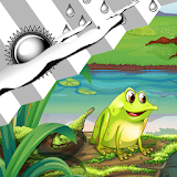 Clock Weather Widget Frogs icon