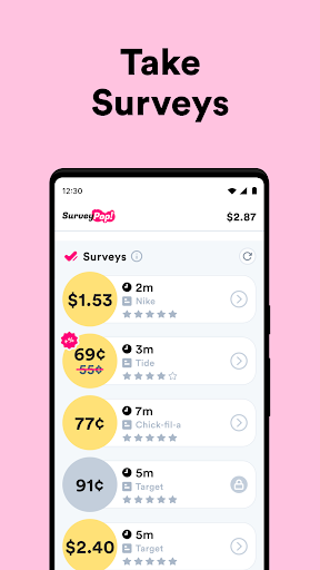 Survey Pop: Make money fast! Screenshot 4 - AppWisp.com
