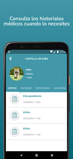 Android application Wakyma - Cuida de tu Mascota screenshort