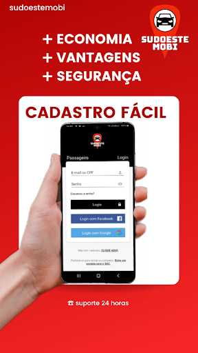 Android application Sudoeste Mobi - Passageiro screenshort