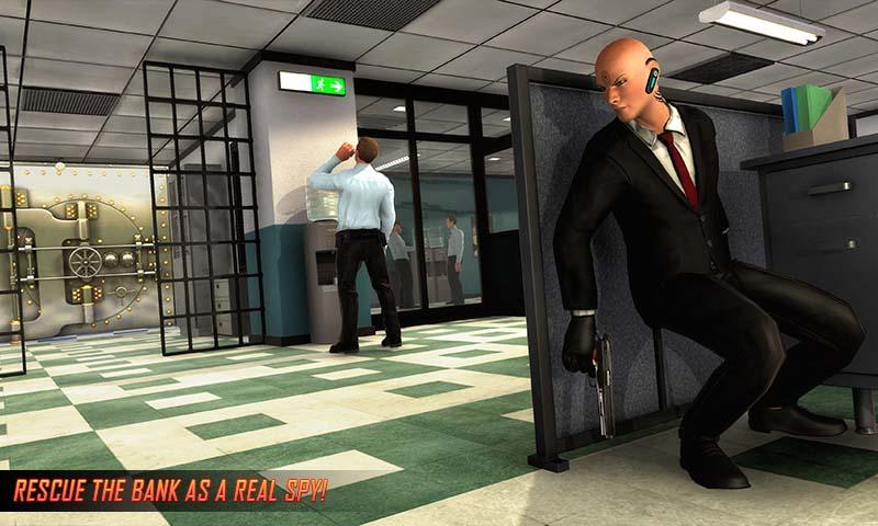 Secret Agent Bank Robbery Game‏ 3.1 APK + Mod (Unlimited money) إلى عن على ذكري المظهر