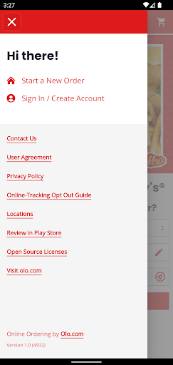 Buffys Ordering Screen 3