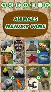 Animals Memory Game  screenshots 1