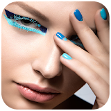 Nail make-up salon puzzle icon