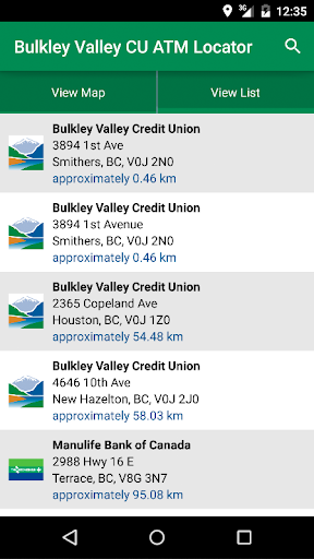 Bulkley Valley CU ATM Finder