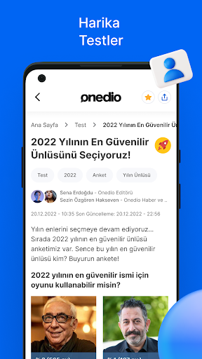 Onedio – Content, News, Test Screen 3