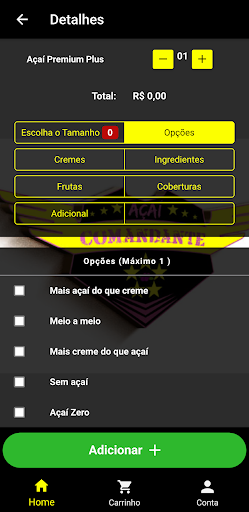 Açaí Comandante Screen 3